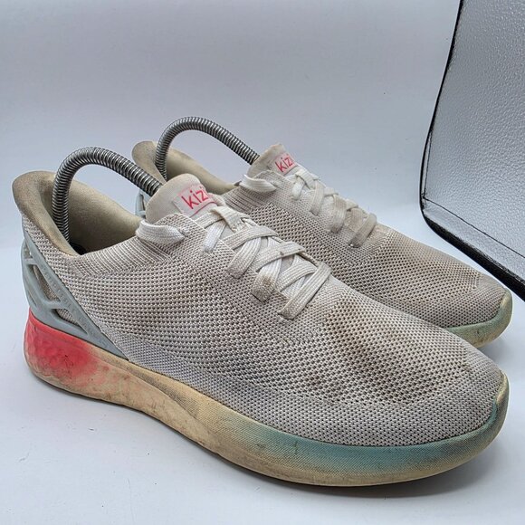 Kizik Athens Sunrise Womens Size 9 White Athletic Shoes Running Walking Comfort - Picture 1 of 13